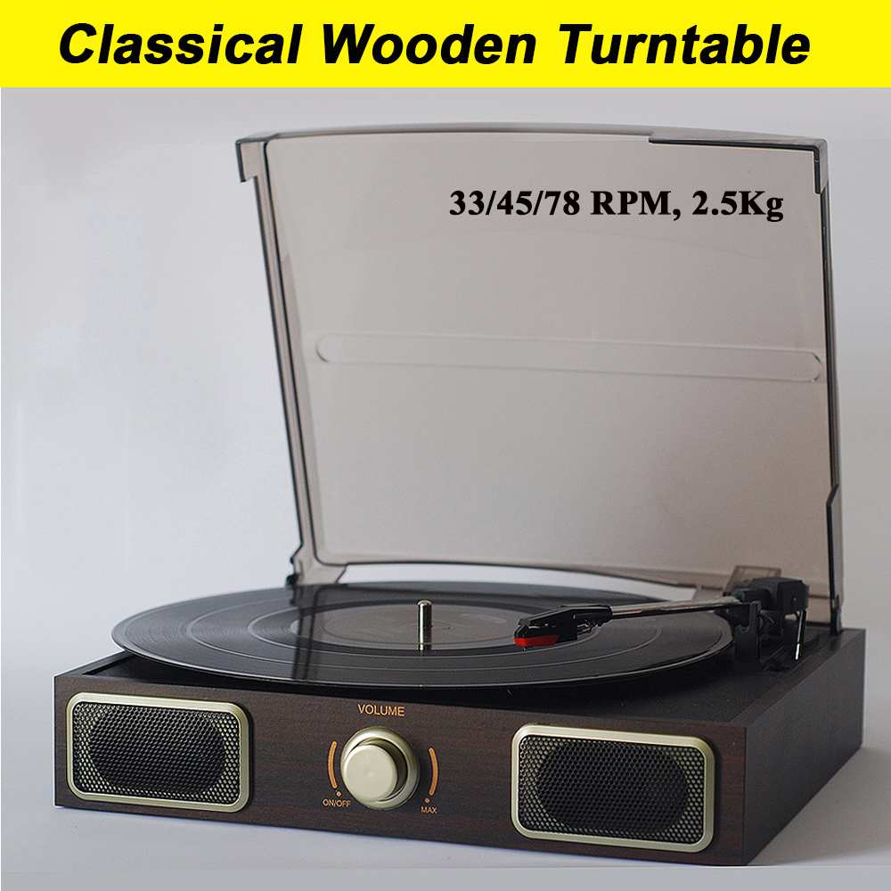 Фотография Old fashion Classical Phonograph records player Vinyl gramophone Record LP Turntable Classics Music machine transcription