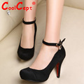 CooLcept Free Shipping Half Ankle Short High Heel Boots Women Snow