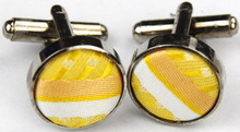 SNT0165 Hot Sale 2014 Fashion Man Yellow Ties Necktie Set Cufflink Hanky Checked Striped Casual Neckties