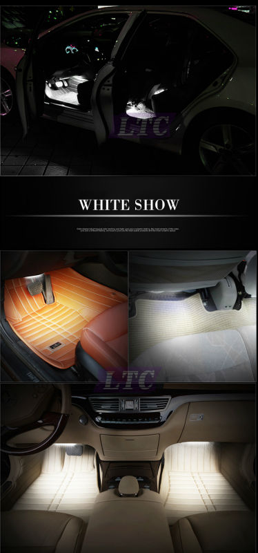 Car atmosphere lights-white