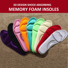 2016 Hot Lady High Heels Men Shoes Women Foot Massage Insole Plantar Fasciitis 4D Design Shock Absorbing Memory Foam Insoles New