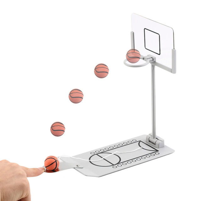Fun Office Relax Desktop Miniature Basketball Board Game Toy Party Gift free shipping