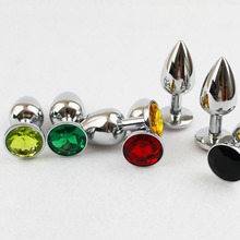 Metal Butt Plug Anal Plug Toy anal beads Adult Sex erotic Products Toy For Men Women