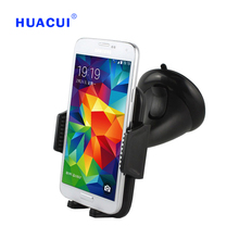 Newest High Quality Black Universal Car windshield Retractable Rotate Mobile Phone Car Mount Holder 065-072