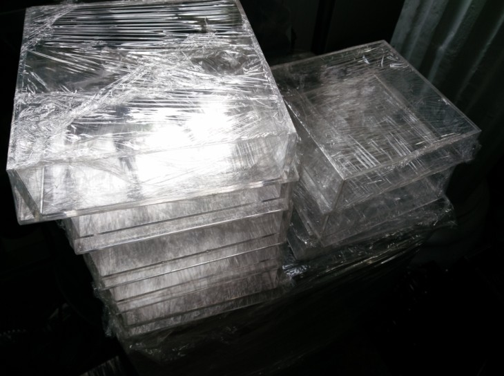 57 acrylic SLA DLP 3d printer 180 180 150mm UV resin tank Nano tech process customized