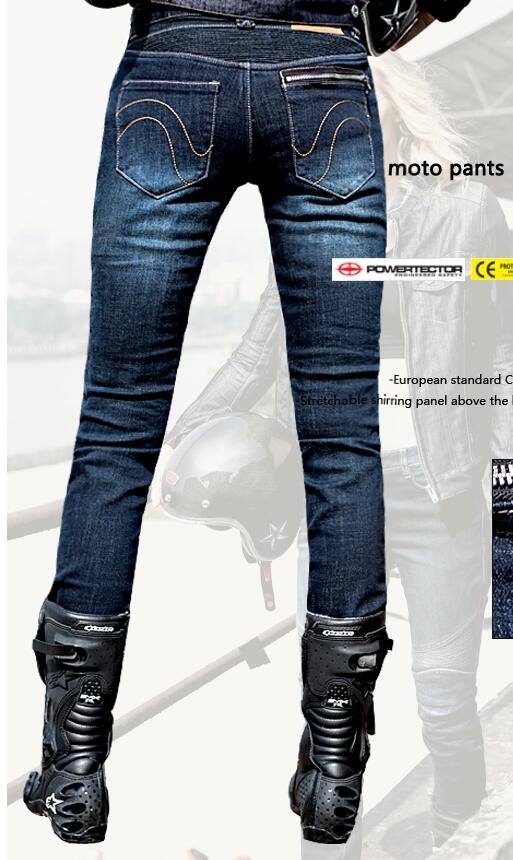 UglyBROS 03 jeans Fire prevention cloth inside The cowboy riding pants Female motorcycle road locomotive jeans trousers