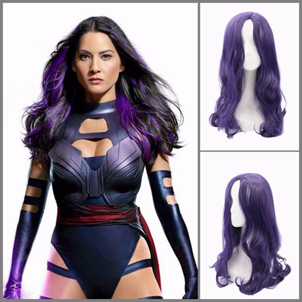 Coslive New X Men Apocalypse Psylocke Cosplay Hair Lady Sexy Long