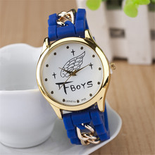 Free shipping relogio masculino quartz watch Silicone strap women s watches digital watch women s wings