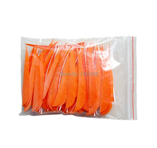 Orange left wing 4 turkey feather 100 purely DIY 50pcs archery bow and arrow hunting wood