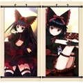 45X95CM Gate Jieitai Kano Chi nite Kaku Tatakaeri loli art cartoon anime wall picture mural poster