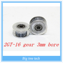 3D printer accessories 2GT 20 teeth synchronous wheel pulley wheel Perlin passive idler pulley wheel bore 3mm