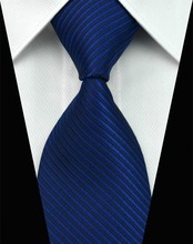 SNT0070 Hot selling Wholesale New 2014 Striped Solid Color Blue Necktie Tie Cufflink Hankie for Men