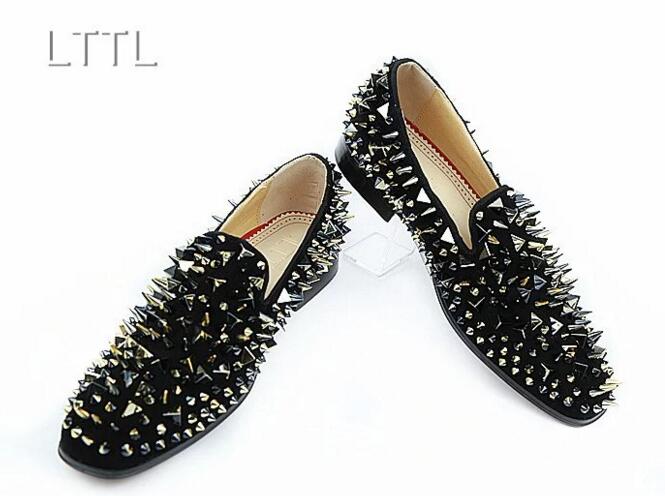 black spiked loafers, best replica shoes