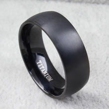 minorder 10 Hot Sale Never fade black Titanium Steel Man party Ring Top Quality finger rings