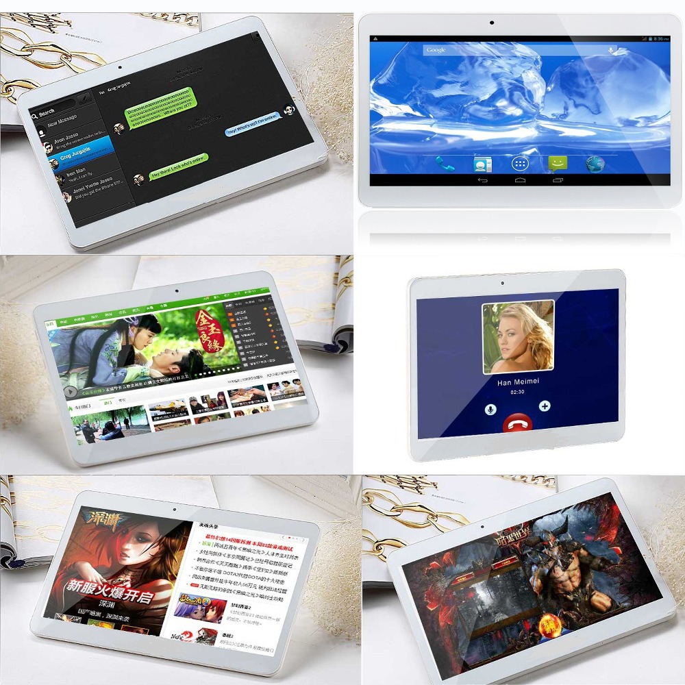 10 Inch Phone Call Android Quad Core Tablet pc Android 4 4 2GB 16GB WiFi 3G