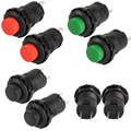 2 Pieces Lot 3 Colors Micro Lock self locking ON OFF Push Button Switch for Car