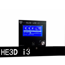 He3D Dual Extruder 3D Printer kit diy Reprap Prusa I3 Double Heads Two color Printing High
