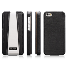 Original icarer brand luxury mixed colors For iphone 5 5S flip style Genuine Leather Phone Cover case Mobile Phone Cover