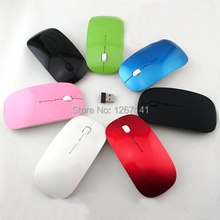 2.4G Wireless Optical Mouse Mice Cordless Mini Receiver for Computer Laptop Black/White KQ