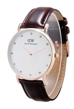 Nueva alta calidad caliente DW reloj moda Relojes hombres pu de cuero del cuarzo Daniel Wellington Relojes Relojes Masculino 40 mm y 36 mm