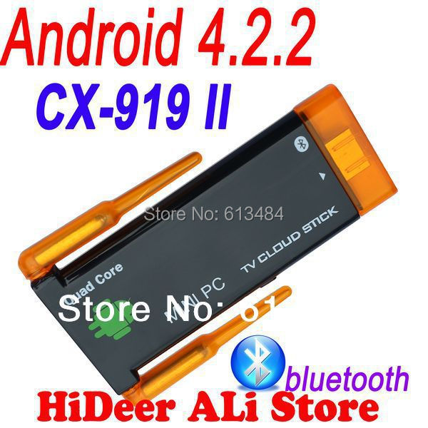   Rk3188 CX-919II CX 919 II   wi-fi   4.2.2 bluetooth  google android tv stick -919 II