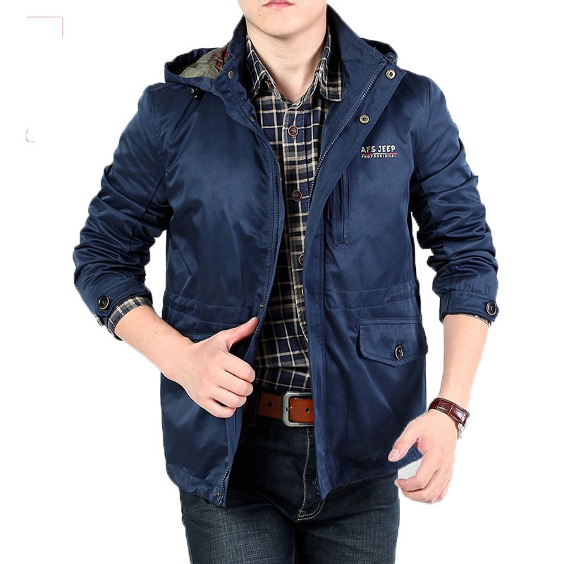 M~3XL 2015 Autumn Spring Brand BusinessThin Outdoor Jackets Coats Men Casual Cotton New Arrival Army Military Plus Size Jackets