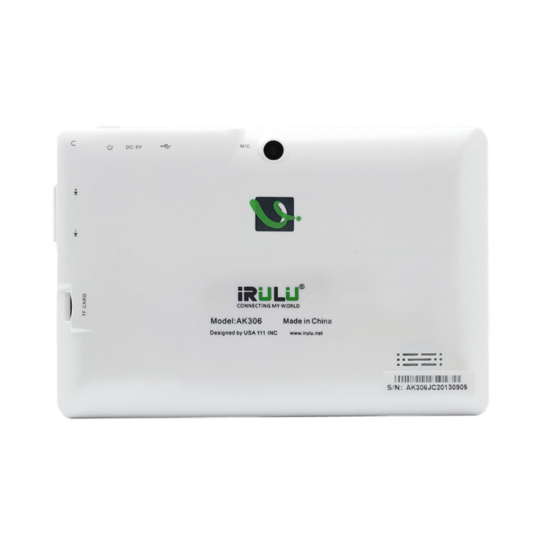 IRULU eXpro 7 Tablet Quad Core Android 4 4 1024 600 HD 8GB Dual Camera 2