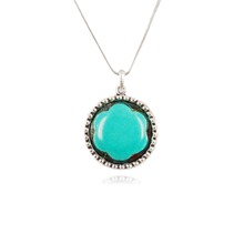 Free Shipping No Mini Order Turquoise Necklace Pendant Necklace Chain Vintage Jewelry Fashion For Women
