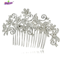 Zinc Alloy Animal Butterfly Flower Rhinestone Crystals Hair Combs Hairpin Women Wedding Hair Jewelry Bridal Accessories