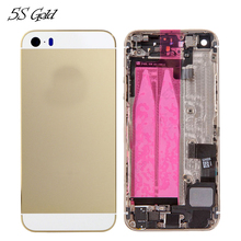 Rear Housing Assembly for iPhone 5 5C 5S Middle Frame Metal Back Battery Door Cover Case With Small Parts Pre-assembled