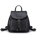 Trendy String Flap Daypack MINI Backpack Women Fashion Belt Buckle Simple Small Packsack 2016 New Designer