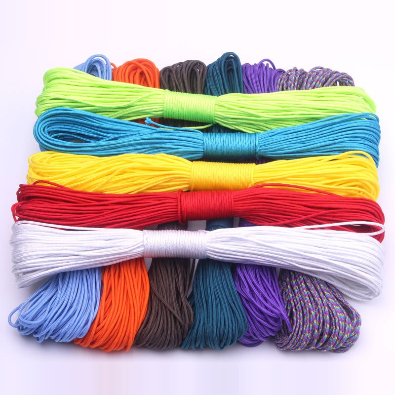 Description Picture 3 of itemParacord 2mm 100 FT one stand Cores Paracord Rope Cuerda Escalada Paracorde Bracelets Paracord Cord For Jewelry Making