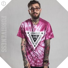 The new men ‘s summer 2016 American street Tie – dye breathable mens t – shirts printed with short sleeves