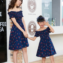 Family Matching Outfits,mother daughter dresses.Family Fitted,baby dress,women dressFamily lookfamily girl clothes Free shopping