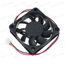 10 Pieces Lot GDT 2 Wire 12V 3D Printer Equipment Brushless DC Cooling Fan 6CM 60MM 60x60x15MM