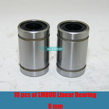 10pcs/lot LM8UU 8mm Linear Ball Bearing Bush Bushing cnc parts 3D printer free shipping