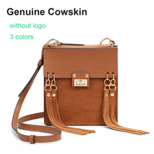 2016 Newest Fashion Brand Women Genuine Leather Cloe Mini Shoulder Bag Female Real Suede Small Retro Bag Tassel Faye Bag