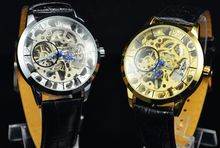 Ganador mens relojes mecánicos manuales reloj chicos moda para hombre j172