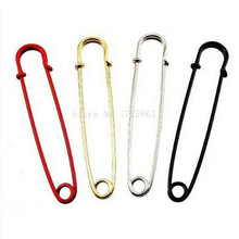 4Pcs Color Set 4 Inch Large Metal Steel Safety Pin , Big and Strong for Blankets, Skirts, Kilts, Crafts AA7690