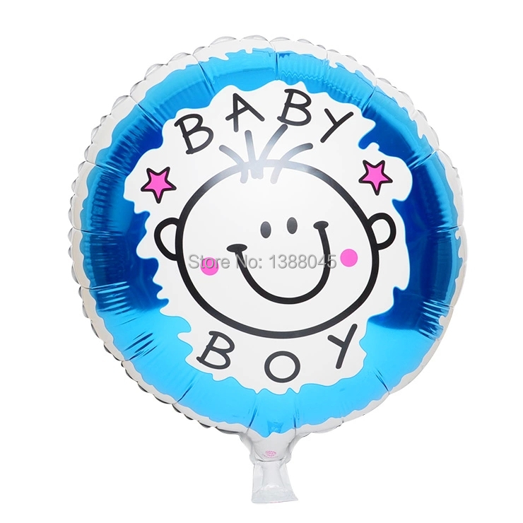 18 inch Baby Boy Aluminum Foil Balloons Baby Boy Birthday Party Decorative Balloons Party Supplier