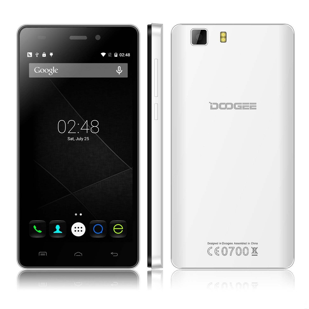 Original Doogee X5 5 0 HD IPS MT6580 Quad Core Android 5 1 Smartphone Celular 3G