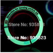 Free shipping Car Sticker Luminous Ignition Switch Cover Ring Car Styling for FORD FOCUS 3 2 Car Accessories Stickers Auto Parts