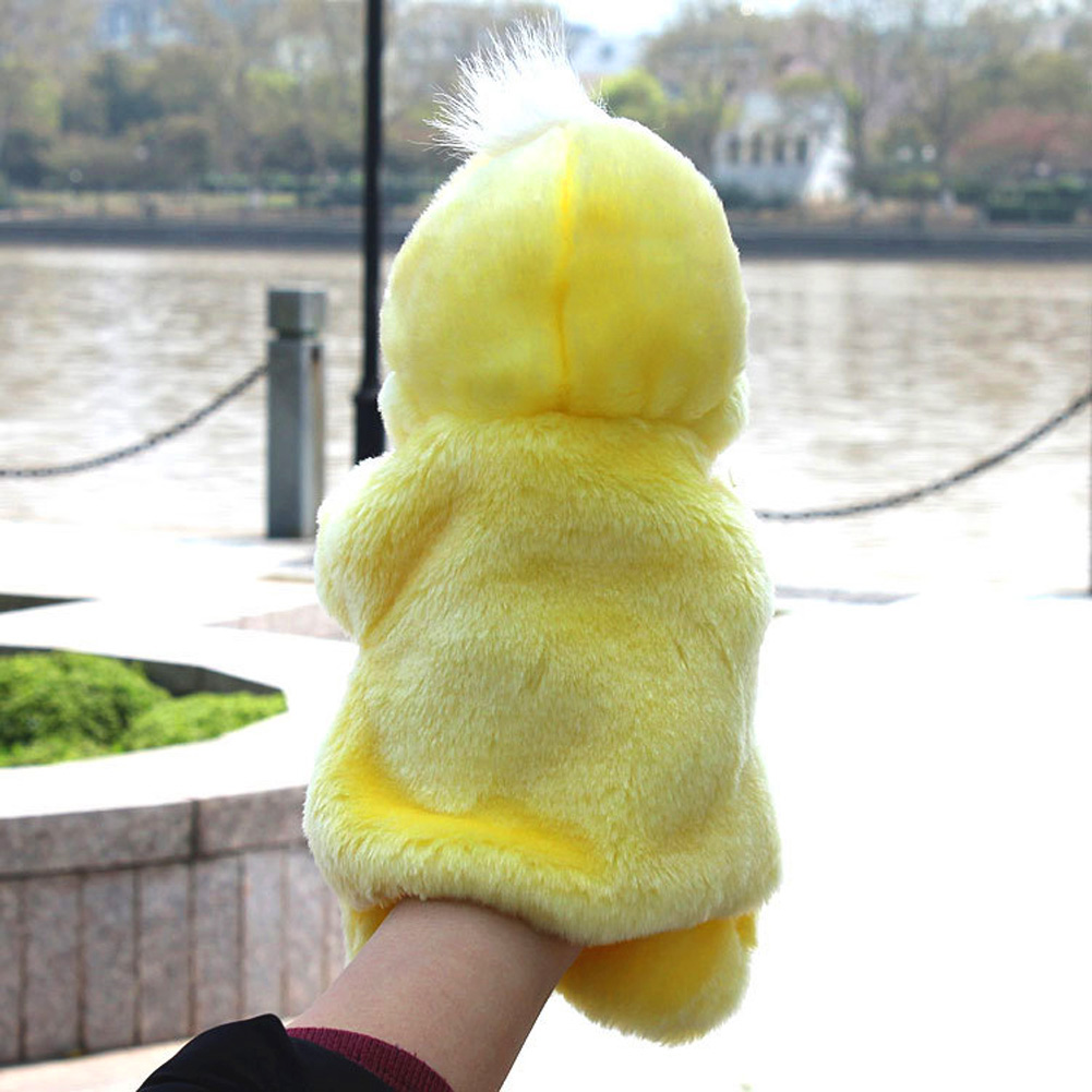 Best Gift for Xmas Kids Duckling Hand Puppet Baby Child Soft Doll Plush Toy 