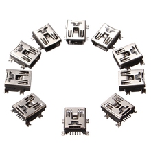 Lowest Price Pack of 10 Mini USB Type B SMD Female Socket 5-Pin 5 Pin Jack Connector Port New Hot Sale