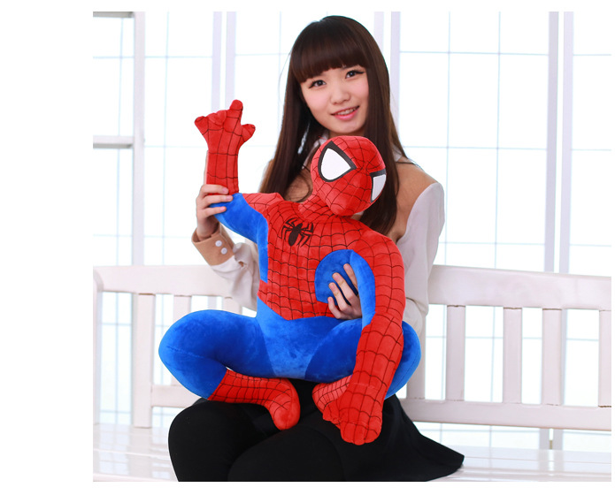 large stuffed spider man