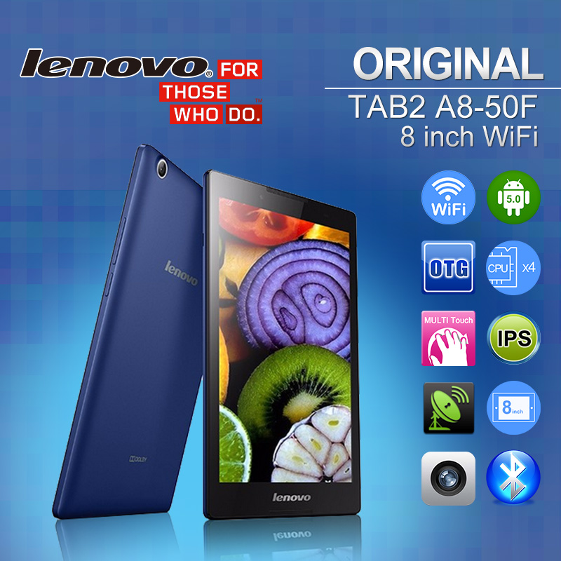 Original Lenovo Tablet PC TAB2 A8 50F WiFi 8 1280x800 16 10 IPS MTK8161 Quad Core