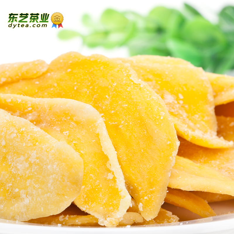 Dongyi tea food dried mango snacks preserved fruit mango slice 160g tank