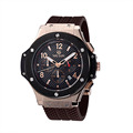 MEGIR Male Date Chronograph Watches Men Silicone Strap Big Face Waterproof Sport Watch Casual Army Military