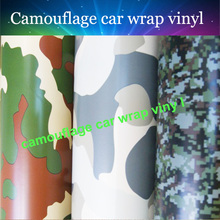 Top grade camo wrap 152cmx50cm forest green camouflage car vinyl film with best quality