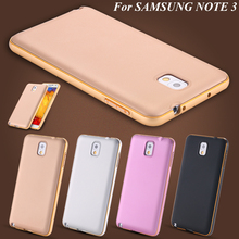 Note 3 Phone Cases Slim Hard PC Metal Aluminum Cover For Samsung Galaxy Note 3 N9000
